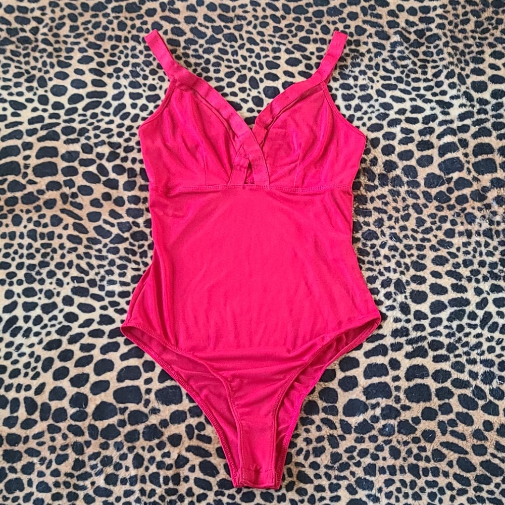 Red bodysuit